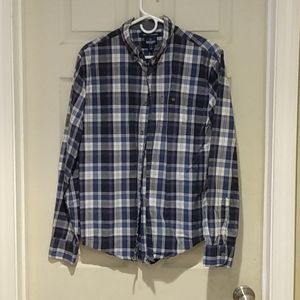 OLD NAVY MENS PLAID SHIRT SIZE M